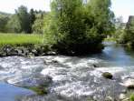 Die Wiesent an der Chantonnay-Promenade