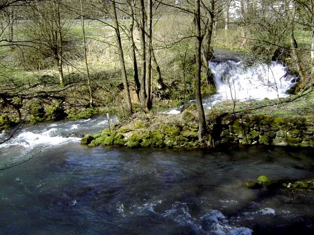 von Behringersmhle nach Waischenfeld: Mndung der Aufse in die Wiesent (Bild 64025)