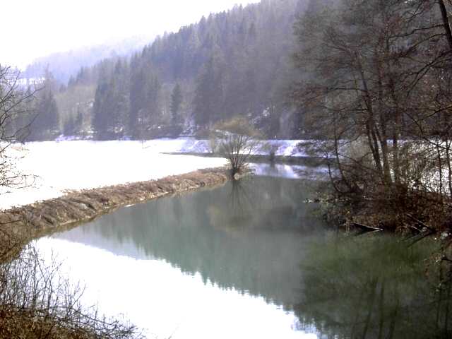 Die Wiesent im Winter: Wanderung an der Wiesent (Bild 66035)