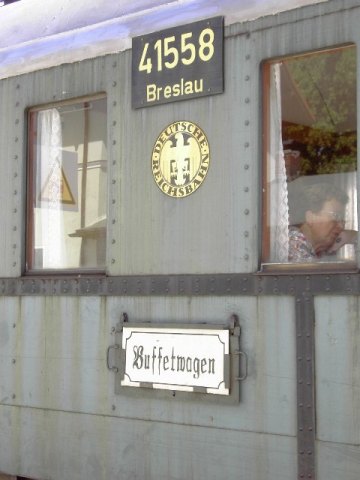Dampfbahn Frnkische Schweiz: Buffetwagen "Breslau" der Deutschen Reichsbahn (Bild 71021)
