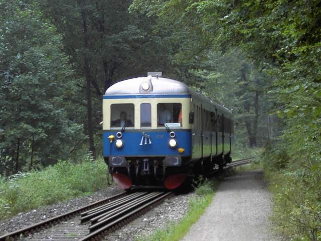 30 Jahre DFS: "Gast-Loks" zum Fest: Triebwagenzug der Regentalbahn Viechtach VT 07 (Bild 72012)