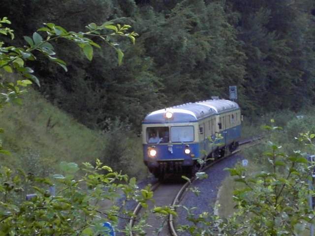 30 Jahre DFS: "Gast-Loks" zum Fest: Triebwagenzug der Regentalbahn Viechtach VS 28 (Bild 72013)