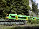 Triebwagenzug der Regentalbahn Viechtach (VT 28)
