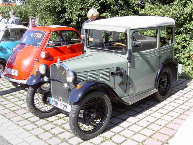 DFS-Oldtimer-Treffen am 16.07.2006: BMW Innensteuer-Limousine Baujahr 1929 (Bild 74015)