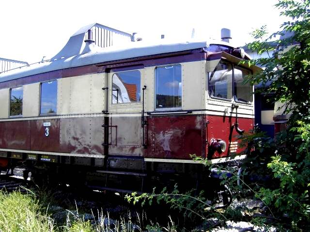 DFS-Lokalbahnfest am 08.07.2007: WUMAG-Triebwagenzug der BHEF ("Nrnberg 761", Bild 76002)