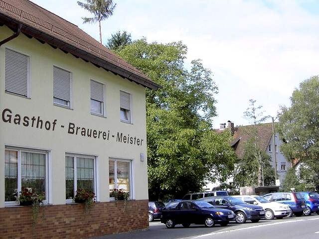 Wandern an der Trubach: Gasthof - Brauerei "Meister" in Unterzaunsbach (Bild 81048)