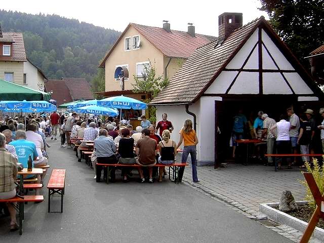 Wanderung an der Leinleiter: Backofenfest in Gasseldorf (Bild 82009)