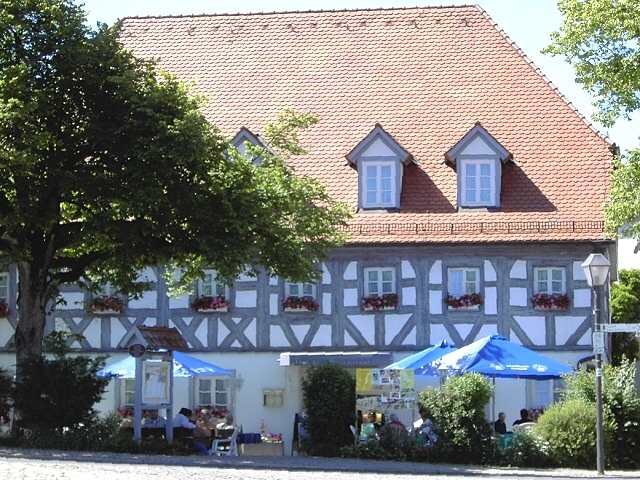 Wanderung an der Leinleiter: Am Marktplatz in Heiligenstadt (Bild 82046)