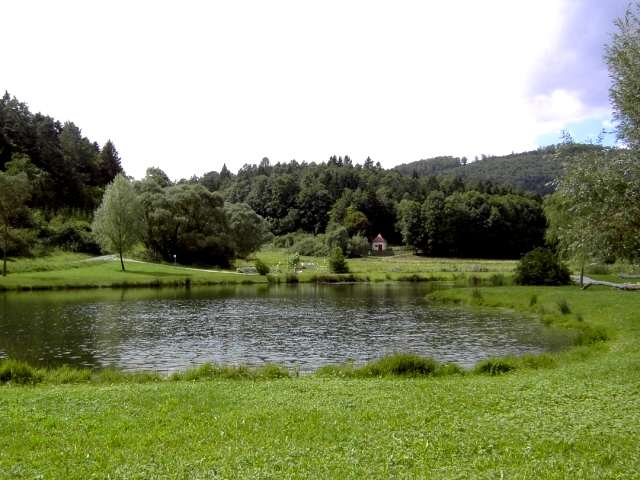 Wanderung an der Leinleiter: Der Heiligenstadter See (Bild 82048)
