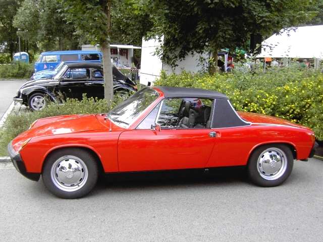 Heiligenstadt: Oldtimer-Treffen: VW-Porsche 914 Baujahr 1974 (Bild 82055)