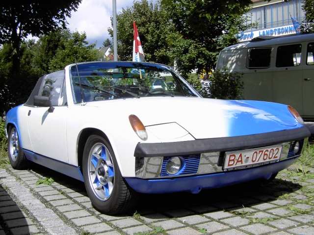 Heiligenstadt: Oldtimer-Treffen: VW-Porsche 914 Baujahr 1972 (Bild 82067)