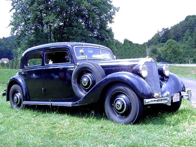 Oldtimer-Treffen Heiligenstadt 2008: Mercedes W143 Baujahr 1938, 45 PS (2600 ccm)