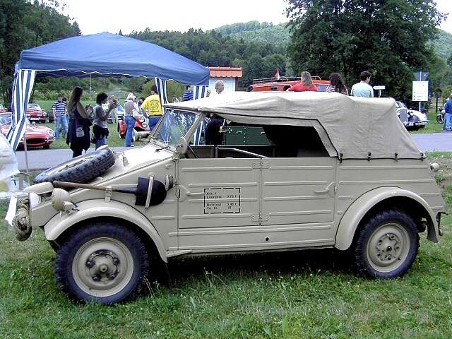 Oldtimer-Treffen Heiligenstadt 2008: VW Kbelwagen Baujahr 1942, 24 PS