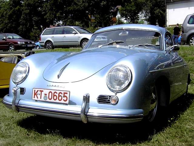 Oldtimer-Treffen Heiligenstadt 2008: Porsche 356 Coupe "Knickscheibe" Baujahr 1954, 55 PS (1500 ccm)