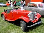 MG TD Replika, Nachbau 1966 auf Kferbasis, 40 PS Heckmotor