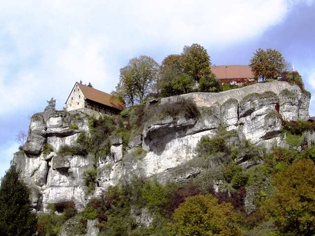 Pottenstein: Blick auf den Burgfelsen (Bild 83009)