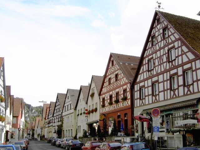 Fachwerkhäuser in Pottenstein (Bild 83010)
