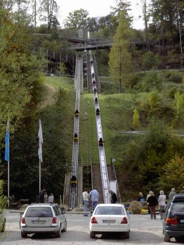 Die Sommerrodelbahn in Pottenstein (Bild 83020)