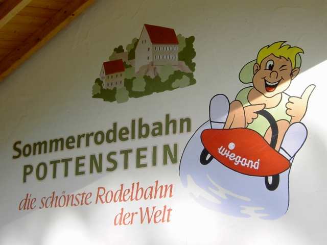 Die Sommerrodelbahn in Pottenstein (Bild 83021)