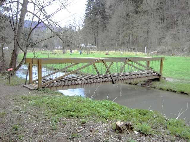 Wanderung an der Aufse: Aufse-Brcke mit Hindernissen (fr Kinder, Bild 84013)