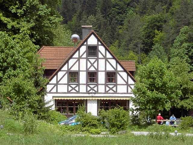 Wanderung an der Aufse: Die Kuchenmhle (jetzt Gaststtte, Bild 84021)