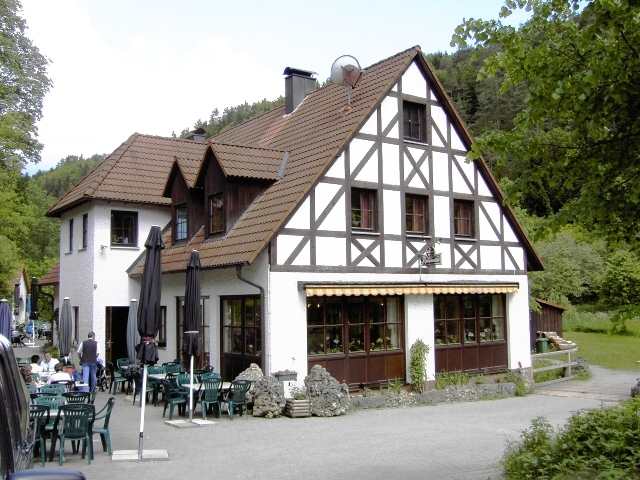 Wanderung an der Aufse: Die Kuchenmhle (jetzt Gaststtte, Bild 84022)